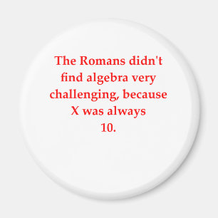 Íman piada engraçada da matemática