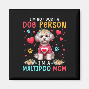 Íman Piada Engraçada Eu Sou Uma Mãe Maltipoo Floral Don