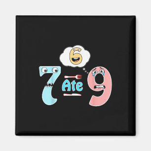Íman Piada Matemática Engraçada 7 Comeu 9 Cute 67 Meme 