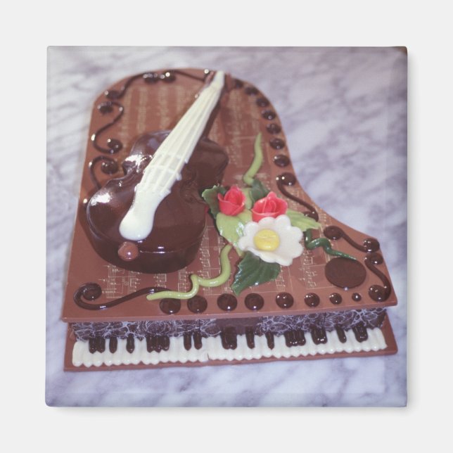 Íman piano de chocolate (Frente)