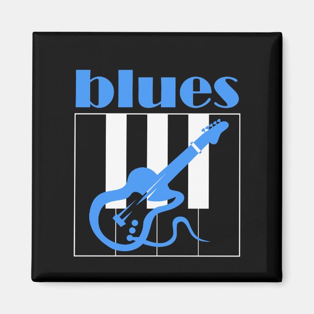 Íman Piano e blues de guitarra (Frente)