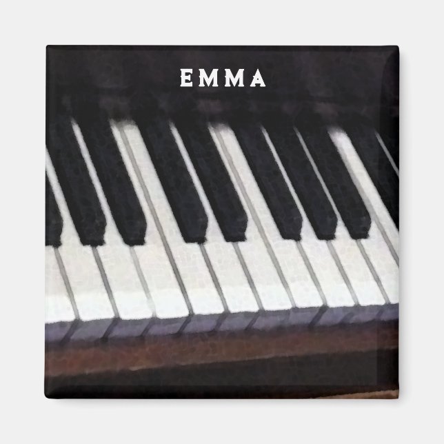 Íman piano personalizado (Frente)
