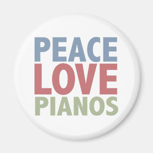 Íman Pianos do amor da paz