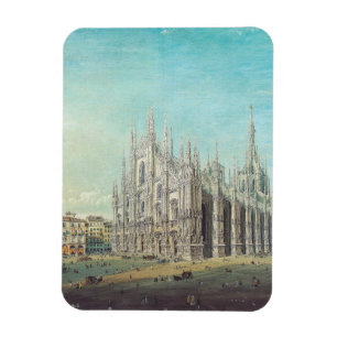 Íman Piazza del Duomo em Milão, por Carlo Bossoli