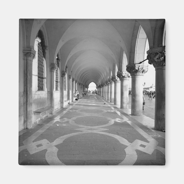 Íman Piazza San Marco: Imagem de Veneza (Frente)