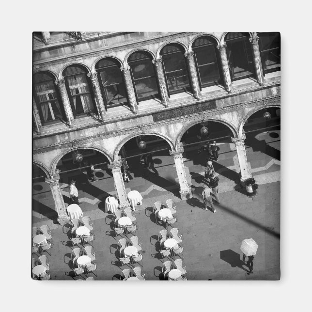 Íman Piazza San Marco: Imagem de Veneza (Frente)