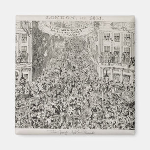 Íman Piccadilly durante a grande exposição, 1851