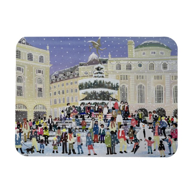 Íman Piccadilly Snow Scene (Horizontal)