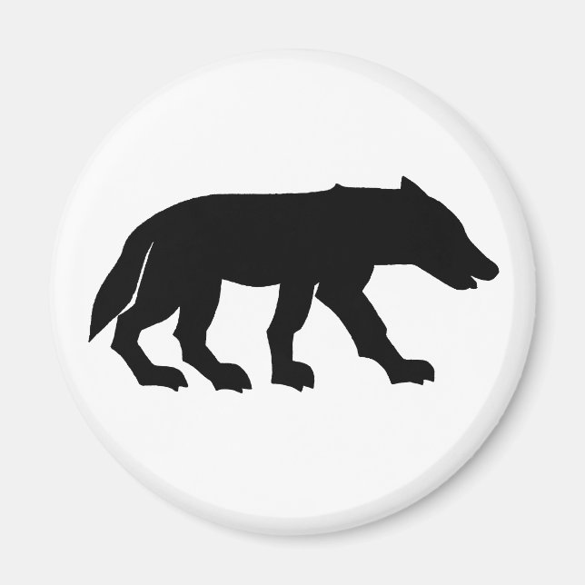 Íman Picked Wolf Cutout (Frente)