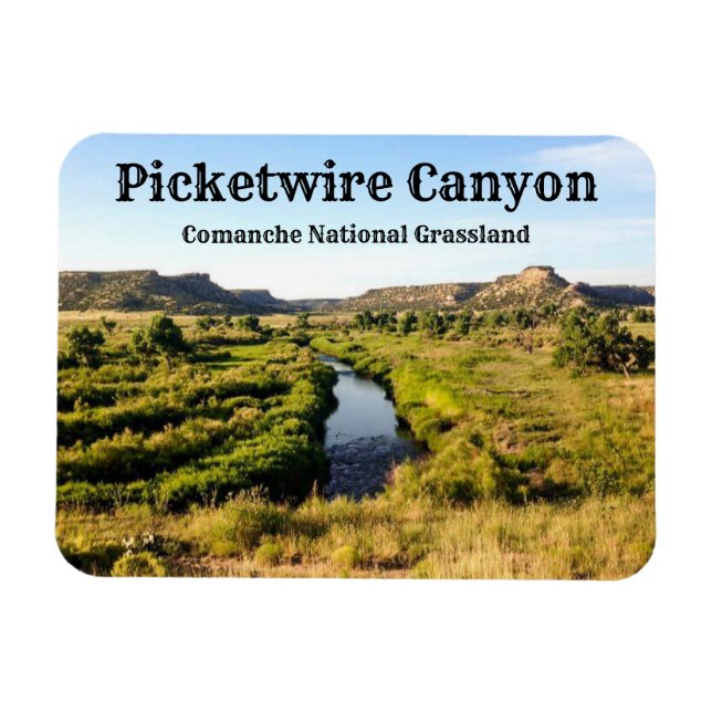 Íman Picketwire Canyon Comanche Natl. Grassland Magnet (Horizontal)