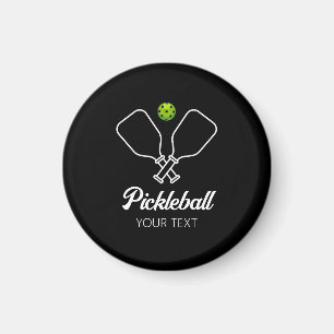 Íman Pickleball com Paddles e Ball Personalizados