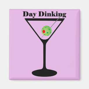 Íman Pickleball Day Jantar Martini Pickleball Olive