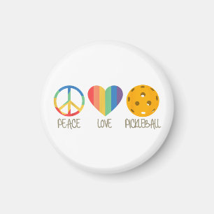 Íman Pickleball de Paz e Amor