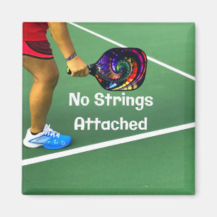 Íman Pickleball Engraçado Sem Cordas Ligadas
