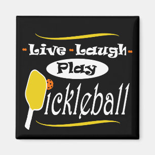 Íman Pickleball Gift Live Ria Tocar Bola de Picles
