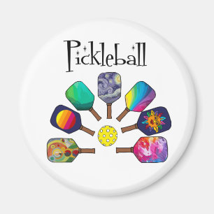 Íman Pickleball legal Paddle Esportivo Arco-Íris