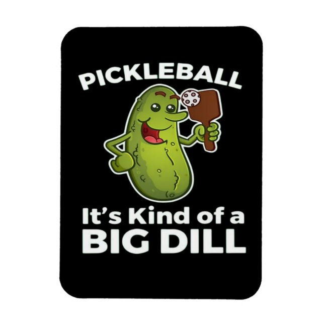 Íman Pickleball Meio que um Grande Dilema (Vertical)