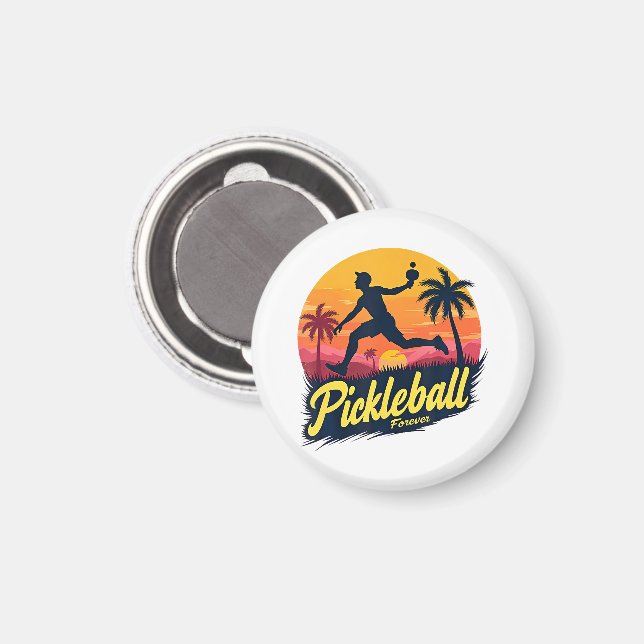 Íman Pickleball Para Sempre Pôr do Sol  (Front/Back)