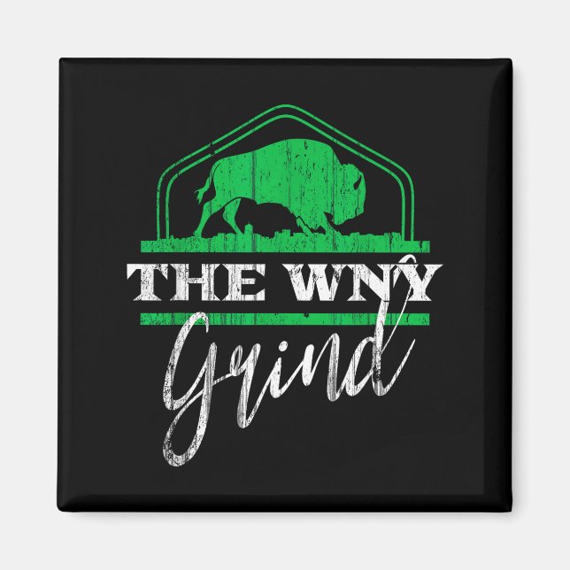 Íman Pickleball wny grind buffalo 716 oeste de Nova Yor (Frente)