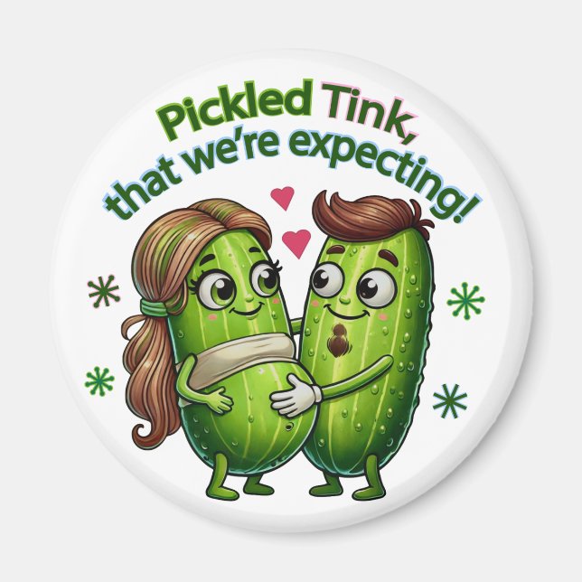 Íman Pickled Tink que estamos esperando Casal picles (Frente)