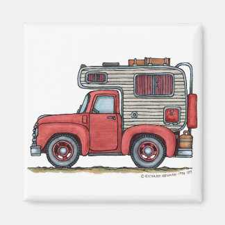 Íman Pickup Truck Camper RV Magnets