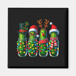 Íman Picles De Natal Jarras De Picles De Férias Papai N