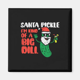Íman Picles De Natal Tipo Grande Dill Natal Engraçado J