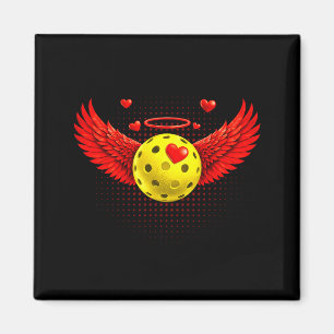 Íman Picles encantadores e asas de cupido feliz dia dos