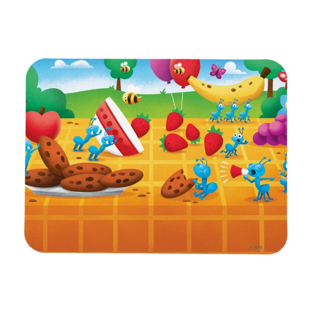 Íman Picnic de verão (Horizontal)