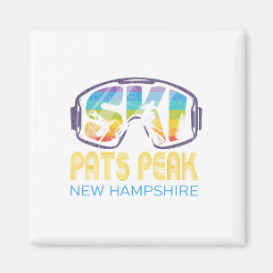 Íman Pico de Pats de Esqui Nova Hampshire Férias de Esq