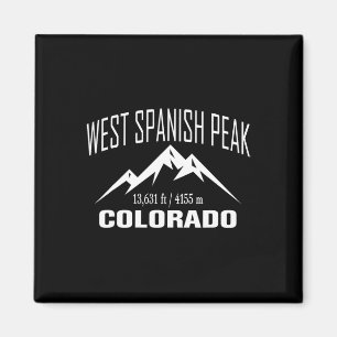 Íman Pico Espanhol Ocidental Colorado Climbing Summit C