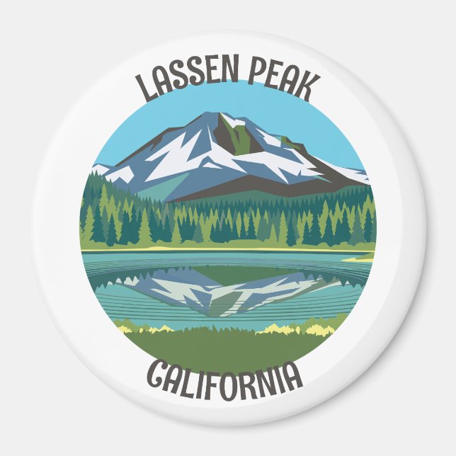 Íman Pico Lassen, Califórnia (Frente)
