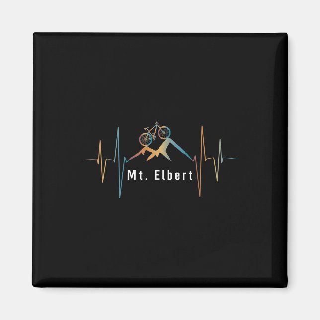 Íman Pico Mount Elbert Summit Ciclismo Retro Batimento  (Frente)