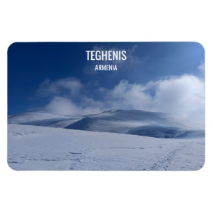 Íman Pico Nevado Monte Teghenis Personalizado