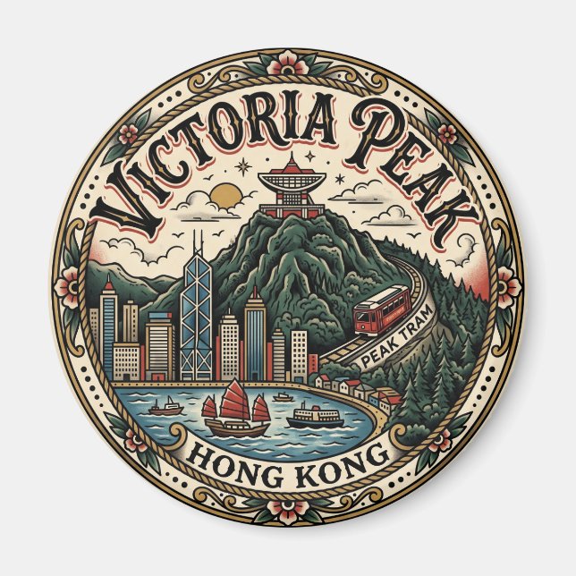 Íman Pico Victoria Hong Kong China (Frente)