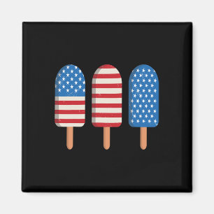 Íman Picolé Bandeira Americana Patriótico 4 De Julho Cr