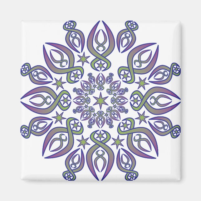 Íman Picos Azuis (Frente)