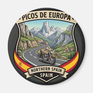 Íman Picos de Europa Estrada Cênica da Montanha Espanha