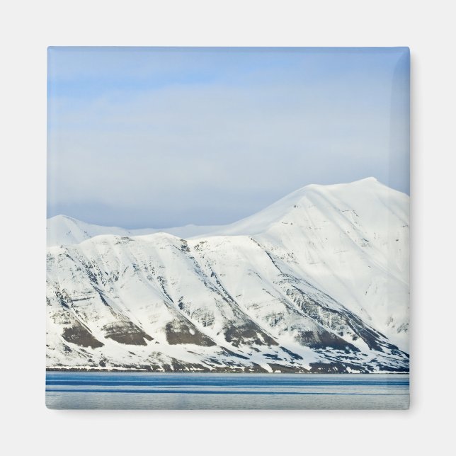 Íman Picos nevados Woodfjord Svalbard 2 (Frente)