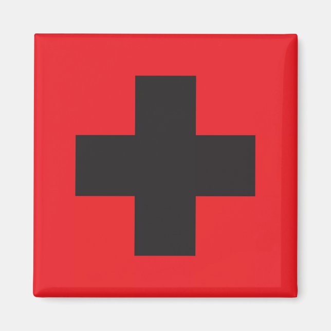 Íman Pictograma Magnet, Cross (Frente)