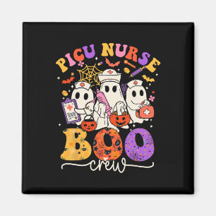 Íman Picu Boo Crew Enfermeira Engraçada Fantasma Hallow
