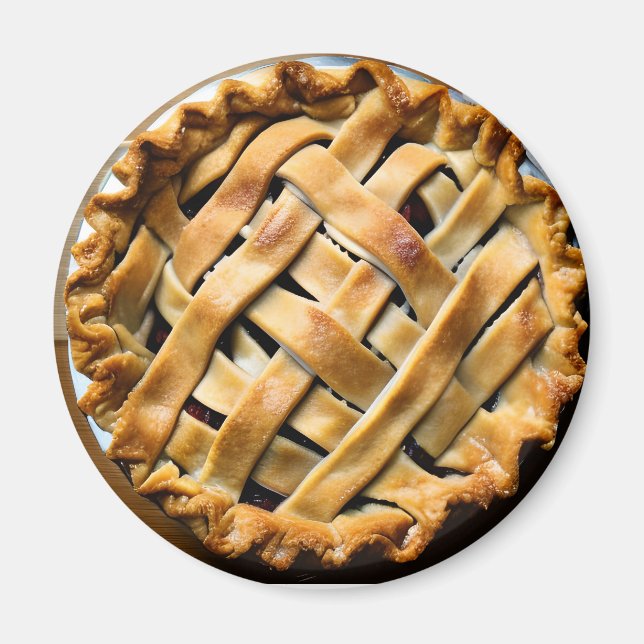 Íman Pie com uma crosta Rico (Frente)