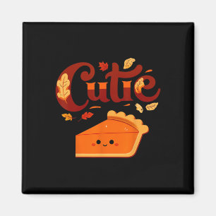 Íman Pie Day Pi Day Ação De Graças Cutie Pumpkin Cuti