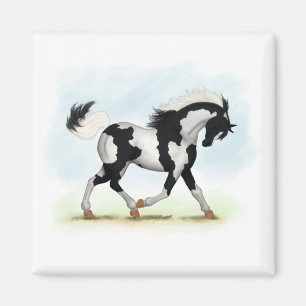 Íman Piebald Overo Cavalo