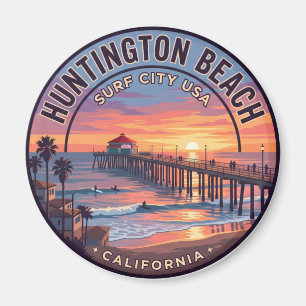 Íman Pier de Huntington Beach EUA
