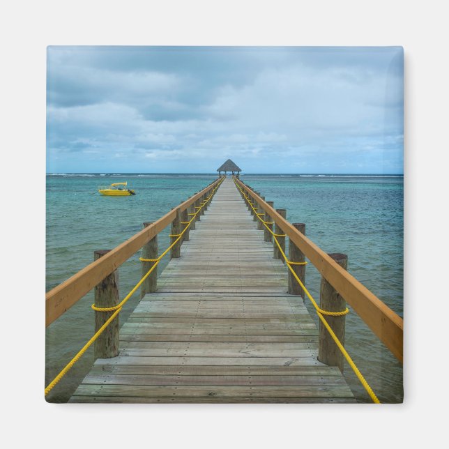 Íman Pier na Costa de Coral, Fiji (Frente)