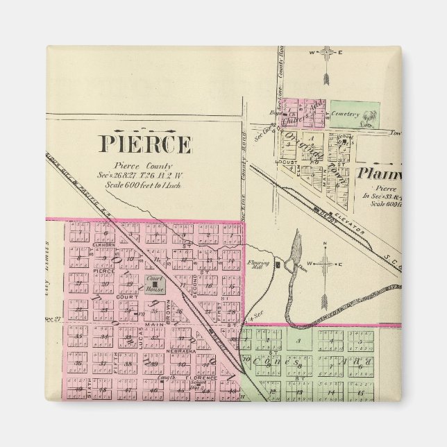 Íman Pierce, Nebraska (Frente)