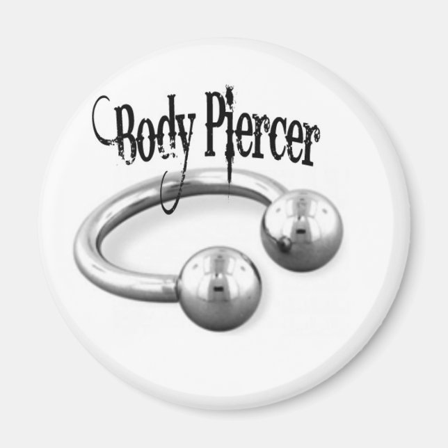 Íman piercer preto (Frente)