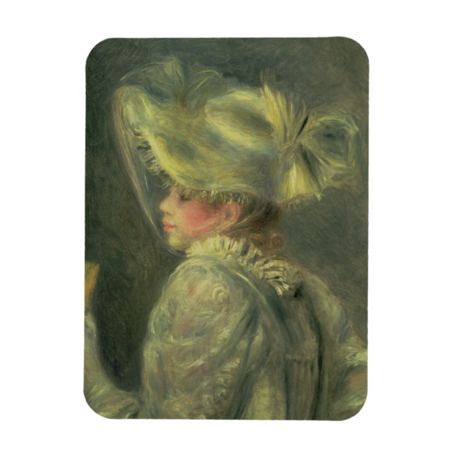 Íman Pierre A Renoir | Chapéu Branco (Vertical)