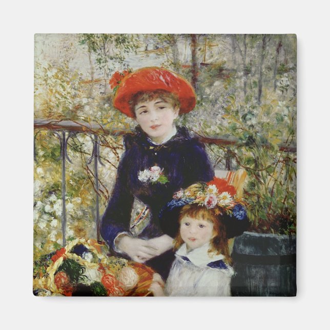 Íman Pierre A Renoir | Duas Irmãs, ou No Terrace (Frente)